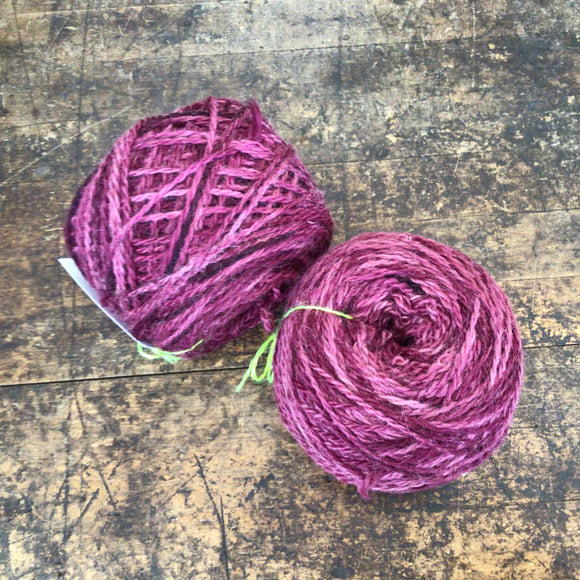 Tronstad Ranch Rambouillet Blend 2 Ply Yarn Worsted Weight Hand Painted