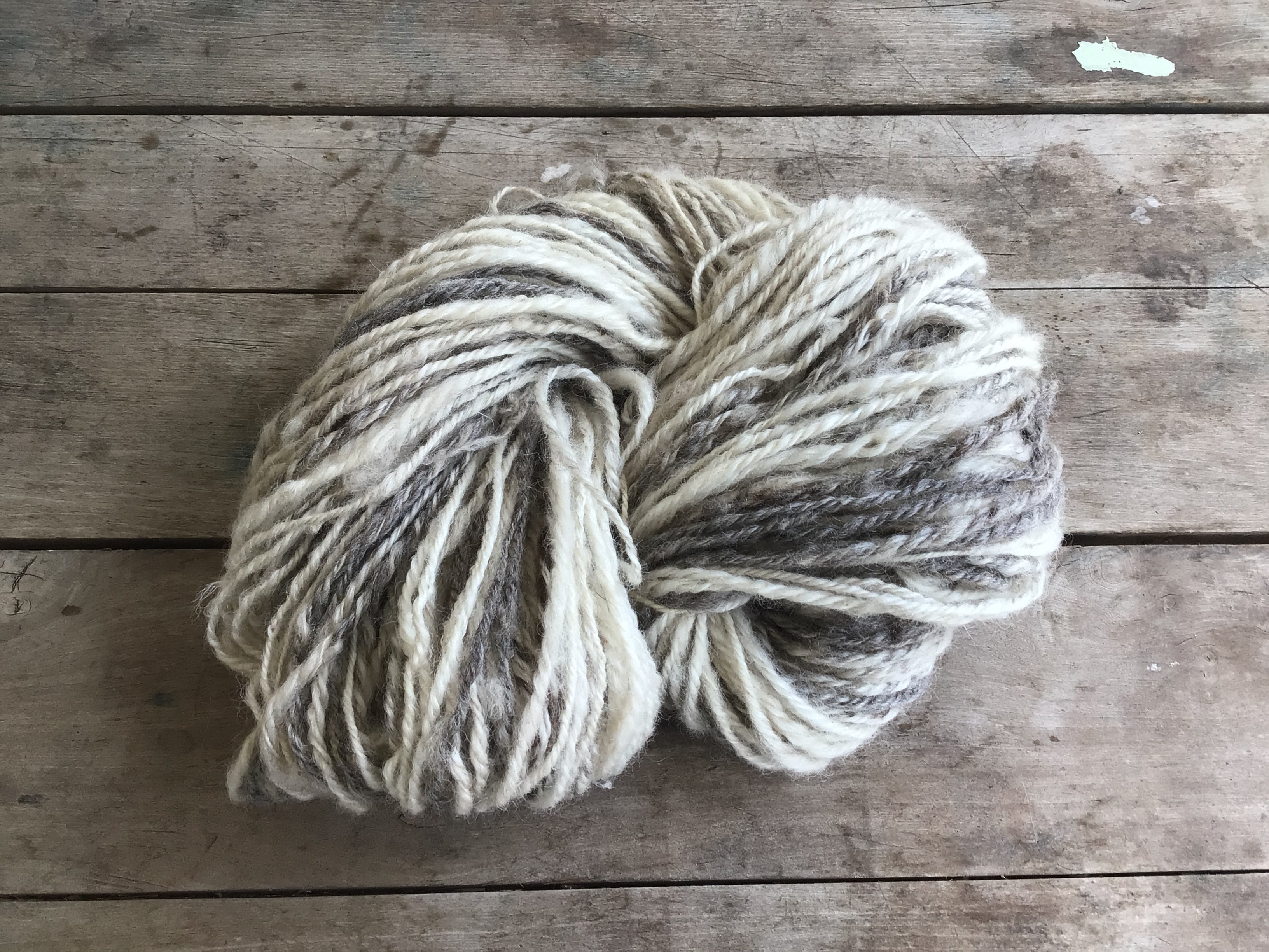 Tronstad Ranch Handspun Natural White & Grey