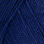 Close-up of blue yarn with a textured pattern