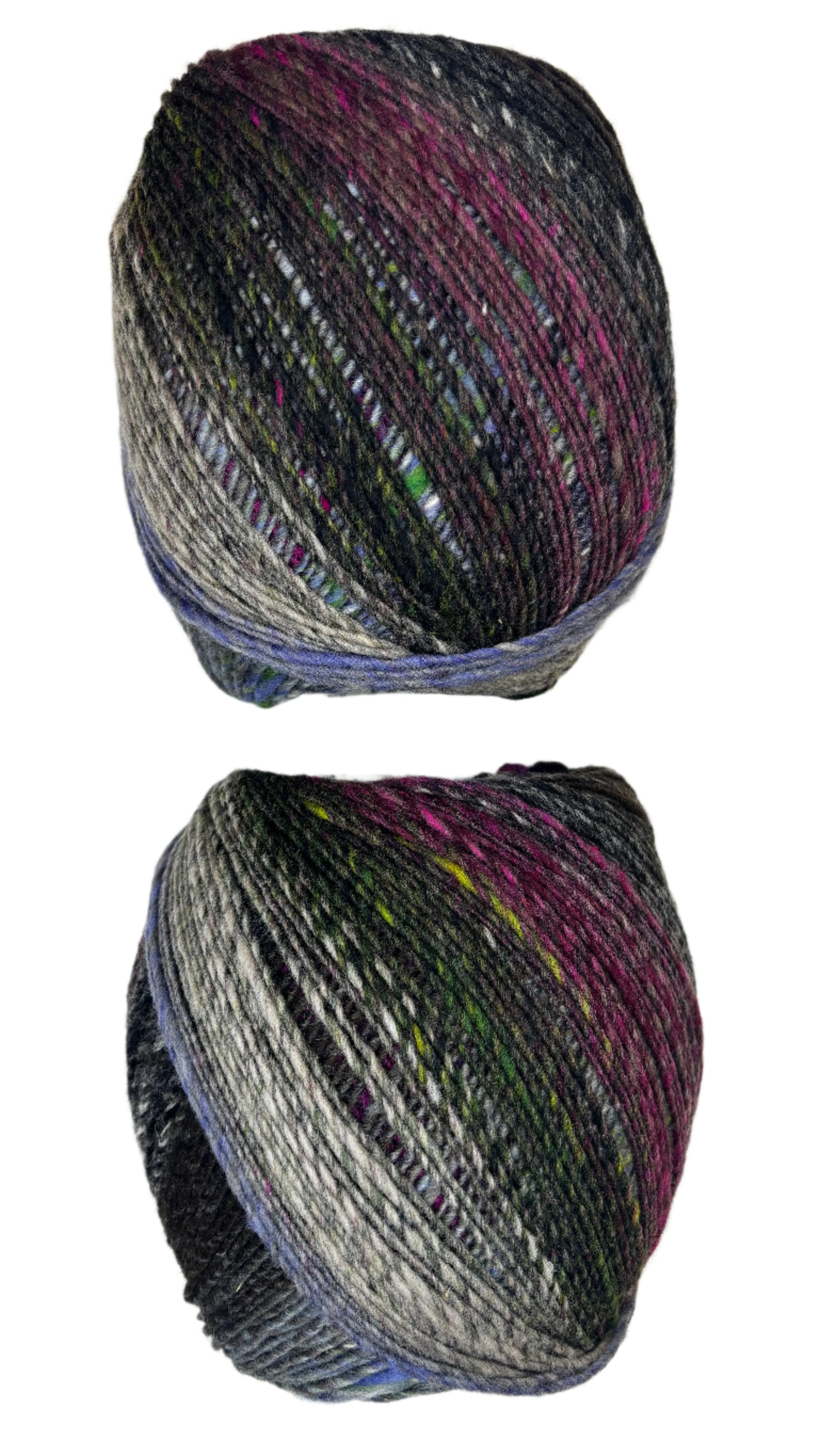 Multi color ball of yarn