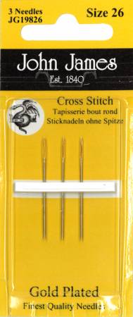 John James Gold Stitch Cross Stitch Needles