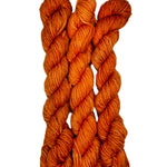 Autumn orange mini skein