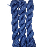 Denim blue mini skein