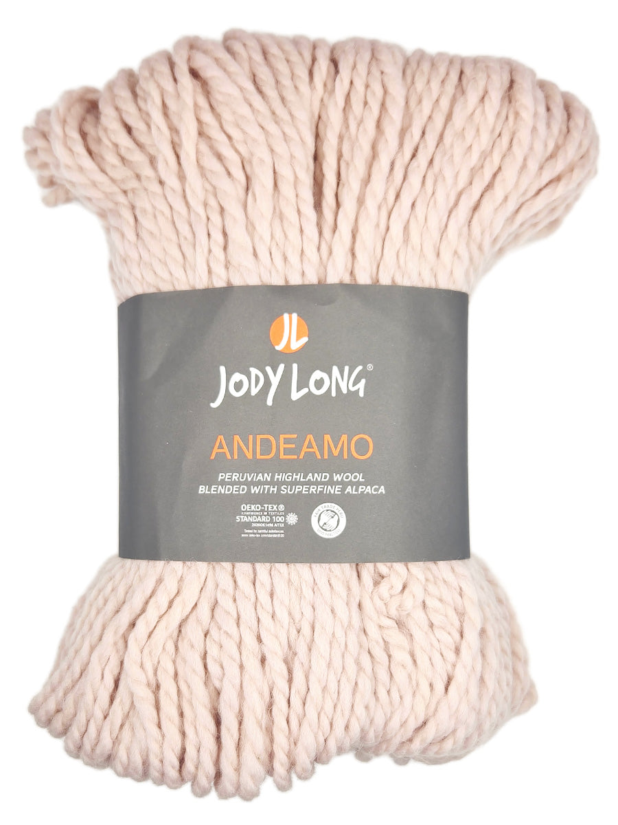Skein of Jody Long Andeamo Yarn - 025 light pink