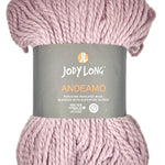 Skein of Jody Long Andeamo Yarn - 027 light mauve