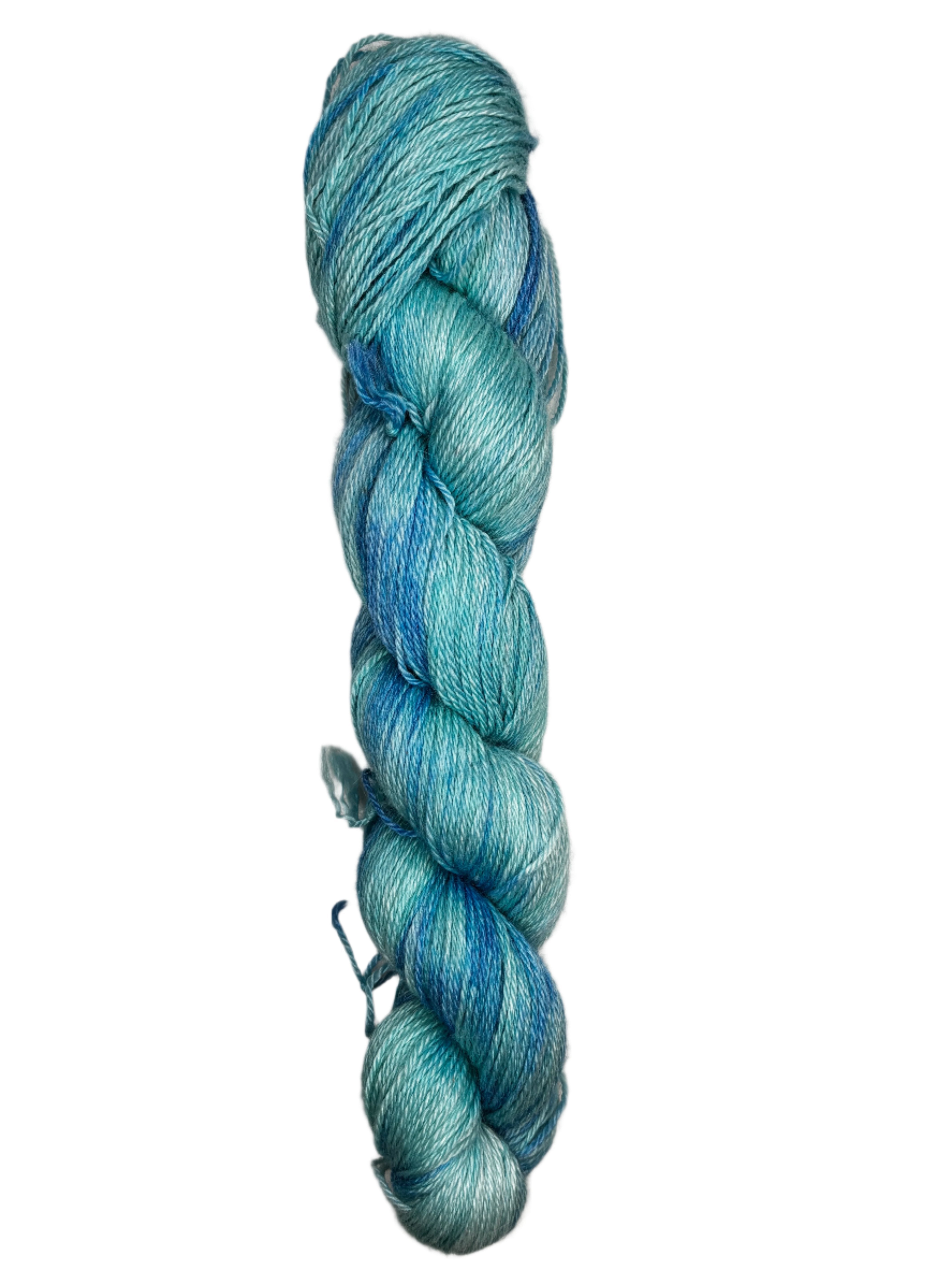 LIGHT BLUE SKEIN OF YARN 