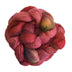 Red, pink skein of yarn