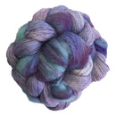 Purple, teal, blue skein of yarn skein of yarn
