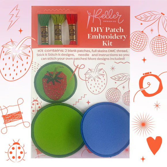 Keller Design Co. DIY Embroidery Patch Pack Kit