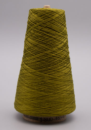 Lunatic Fringe Yarns 10/2 Mercerized Cotton Tubular Spectrum 8 oz cone color kelp