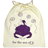 Knitbaahpurl Small Project Bag for the zen of it