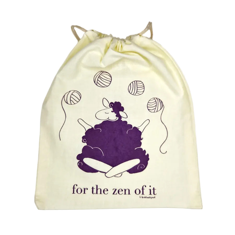 Knitbaahpurl Small Project Bag for the zen of it