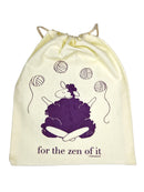 Knitbaahpurl Small Project Bag for the zen of it