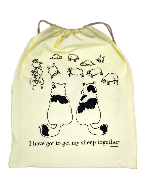 Knitbaahpurl Large Project Bag I have to get my sheep together