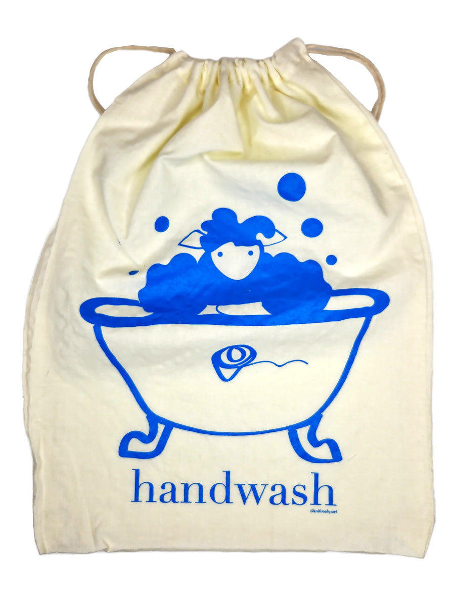 Knitbaahpurl Large Project Bag handwash