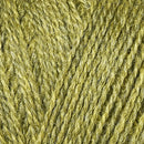 up close skein of lanas light yarn color green