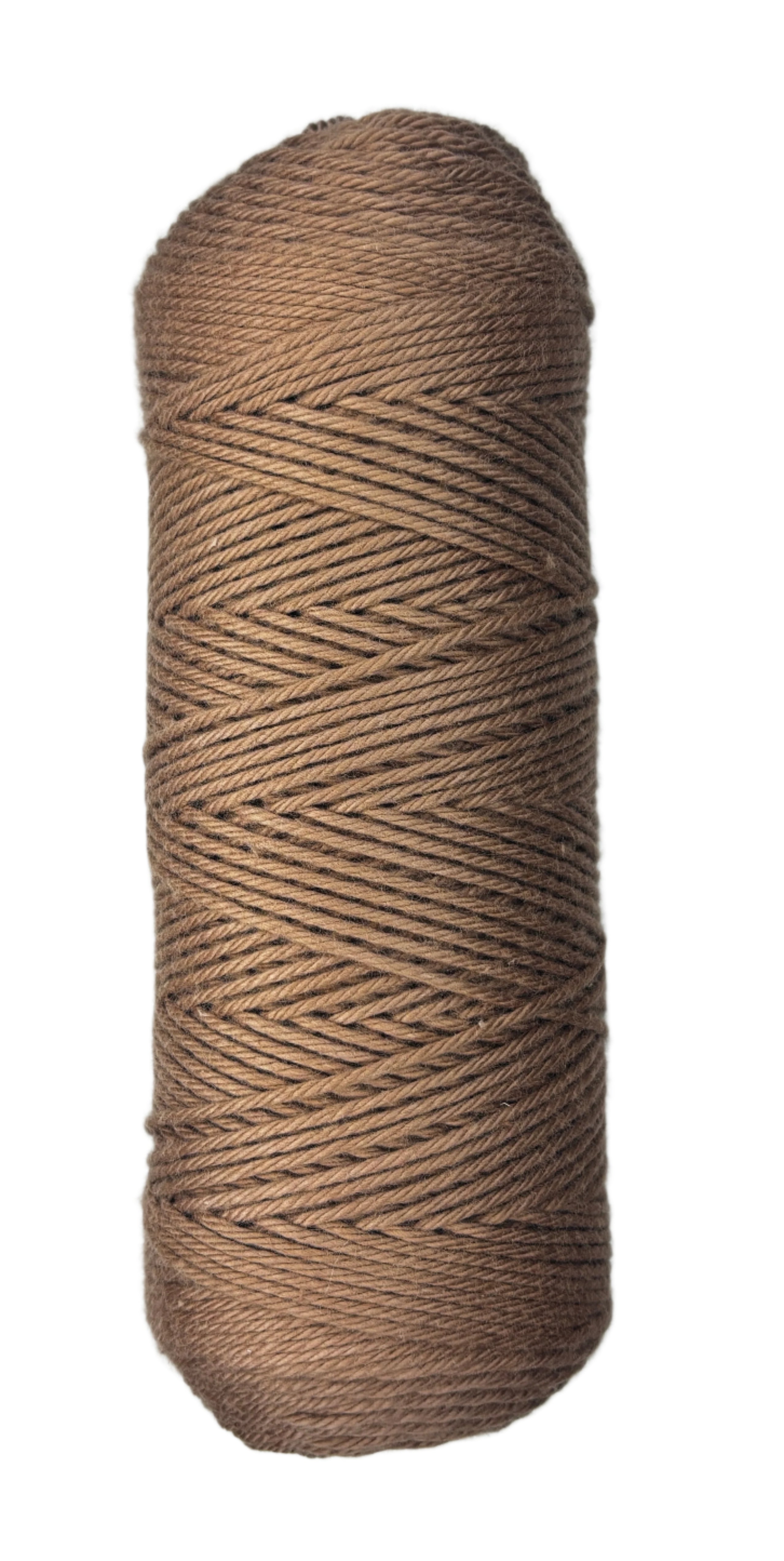 Light Brown skein of cotton yarn