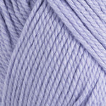 Close-up of light purple yarn with a slight texture