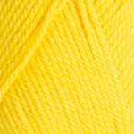 Close-up of bright yellow yarn