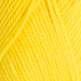 Close-up of bright yellow yarn
