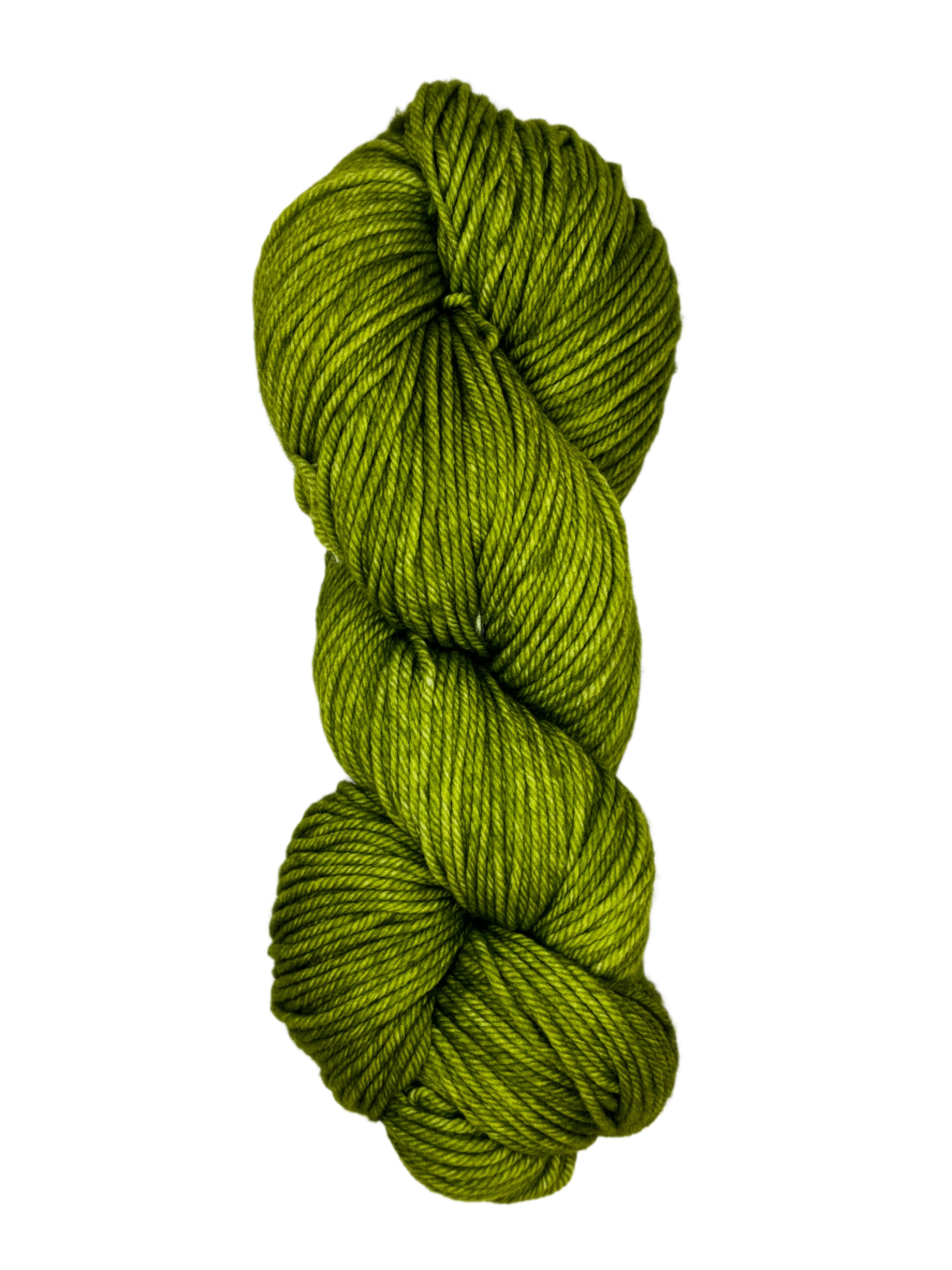 green skein of yarn