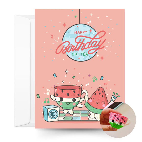 Greeting Card with Crochet Pattern by The Kindness Company