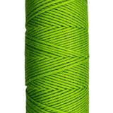 Lime, Neon Green skein of cotton yarn