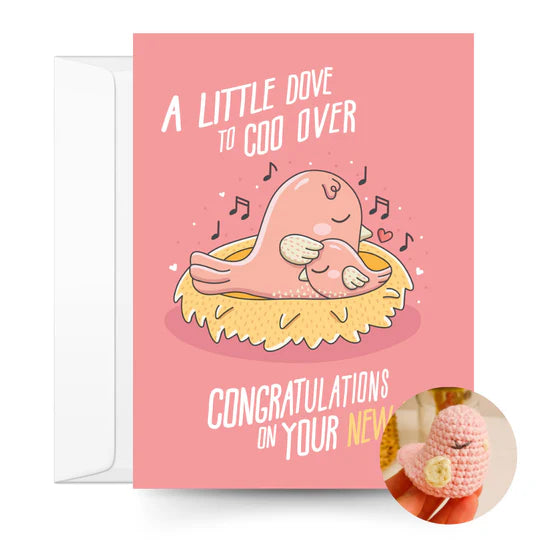 Greeting Card with Crochet Pattern by The Kindness Company