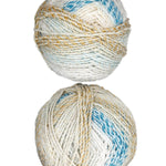 James C. Brett Marble Chunky Yarn Color White Blue Tan