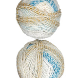 James C. Brett Marble Chunky Yarn Color White Blue Tan