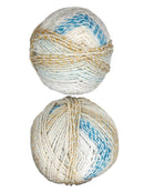 James C. Brett Marble Chunky Yarn Color White Blue Tan