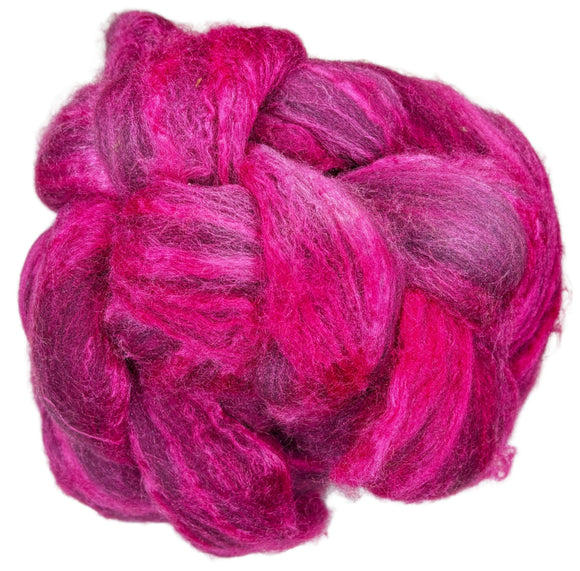 Magenta braid of merino wool
