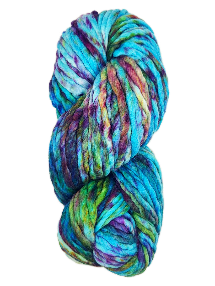 A colorful skein of Malabrigo Rasta yarn
