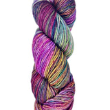 A hank of multicolored yarn by Malabrigo Rios yarn