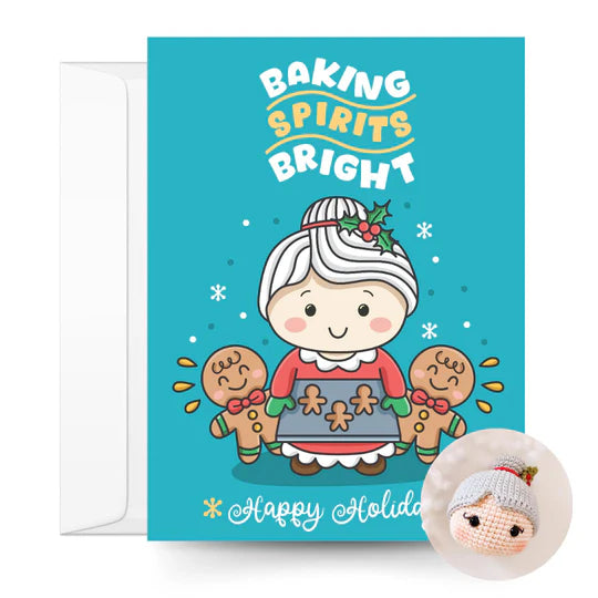 Greeting Card with Crochet Pattern by The Kindness Company