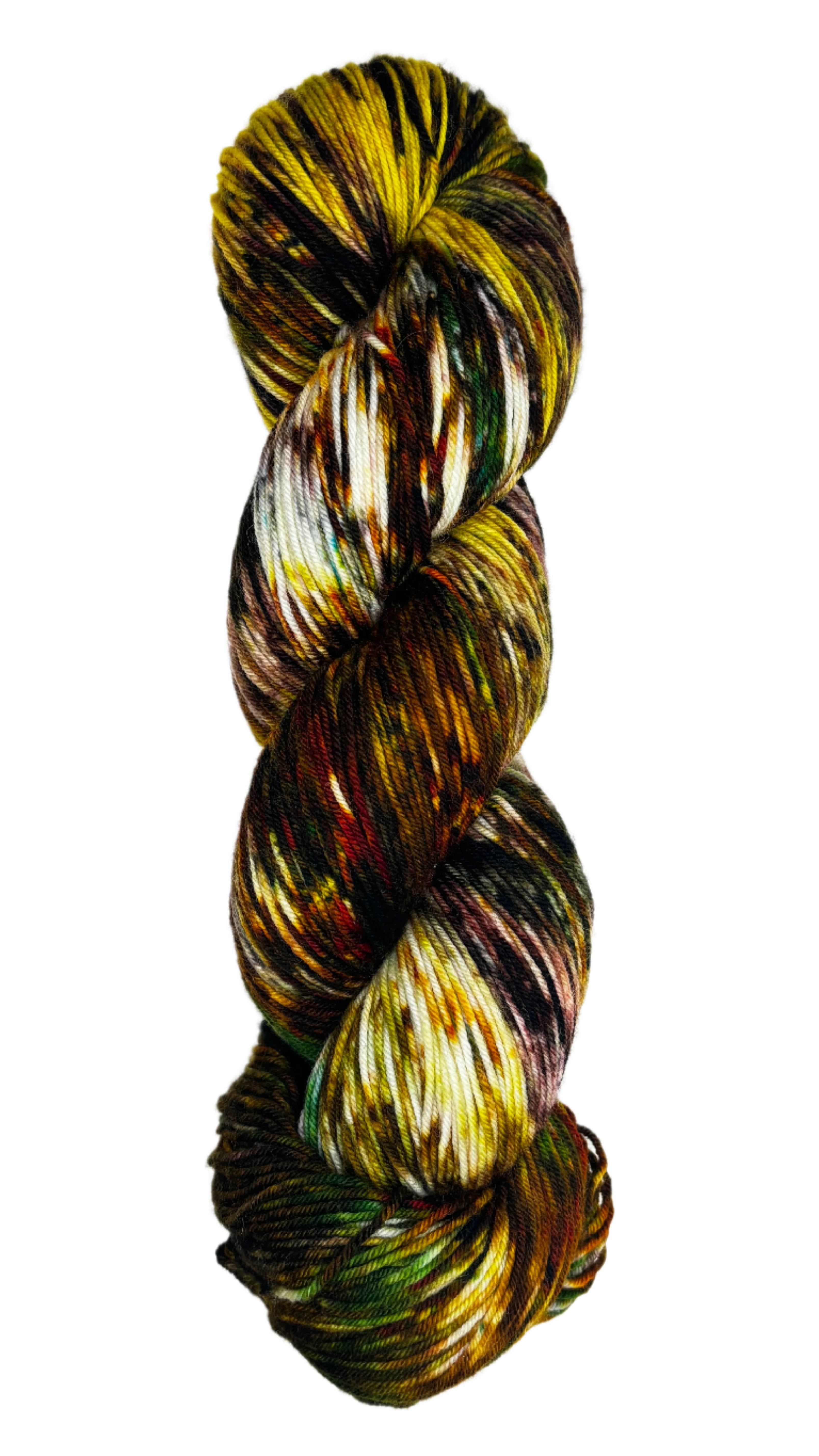 multi-colored skein of yarn 