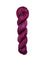 Skein of hand dyed BFL Tweed Yarn color wine red