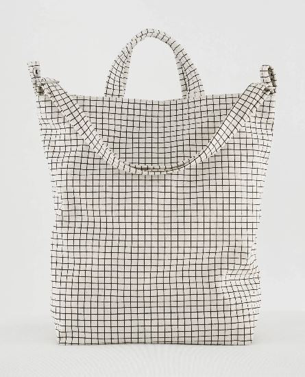 Baggu Duck Canvas Bag color black and white