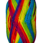 multi colored rainbow yarn