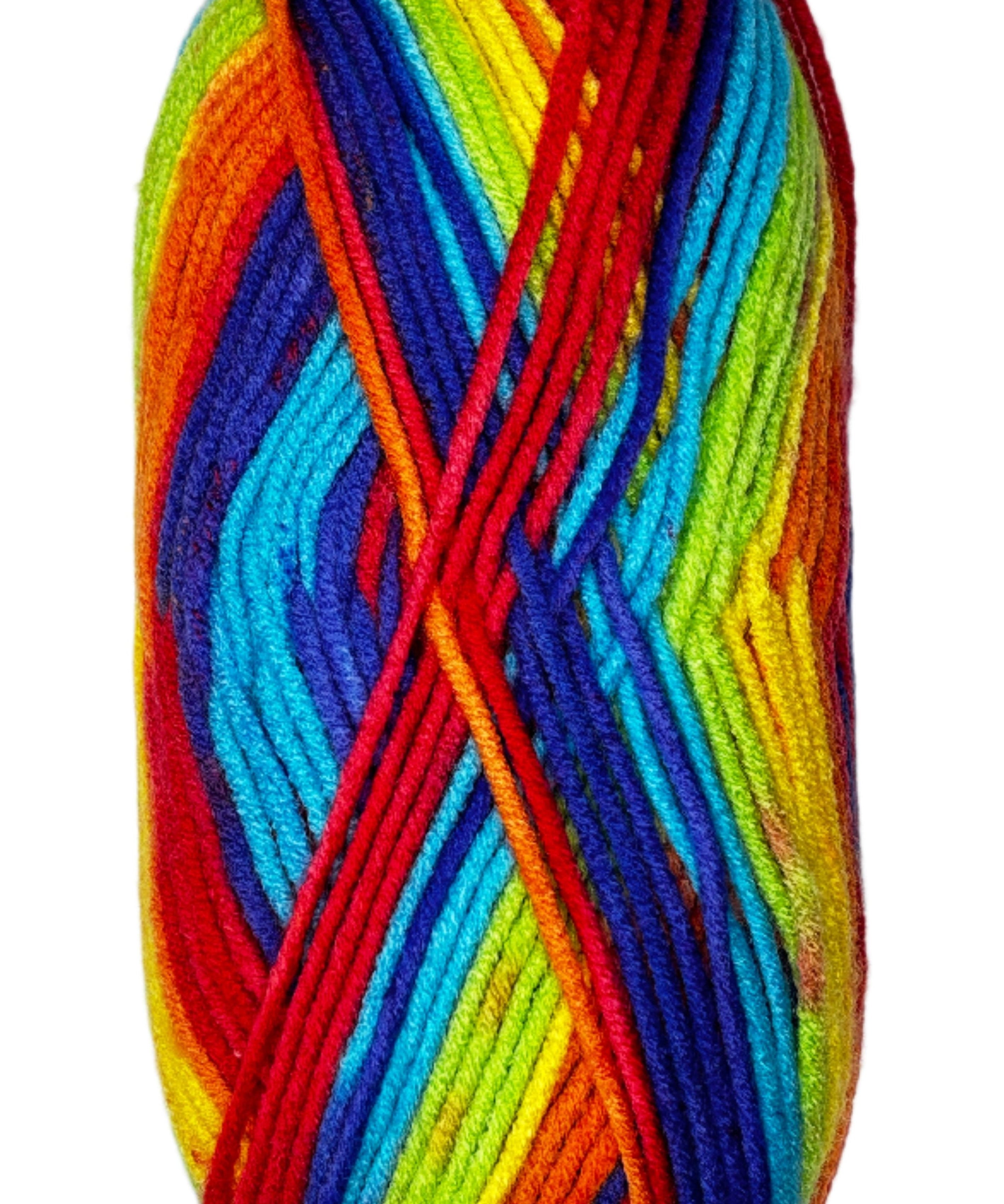 multi colored rainbow yarn