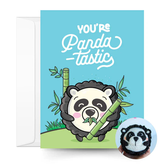 Greeting Card with Crochet Pattern by The Kindness Company