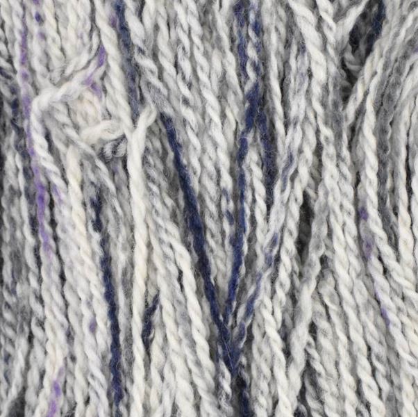 Jody Long Andeamo Lite Painted Yarn Color white blue purple