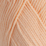 Close-up of peach-colored yarn