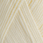 Close-up of beige yarn with a textured pattern