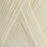 Close-up of beige yarn with a textured pattern