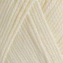 Close-up of beige yarn with a textured pattern