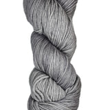 Skein of Malabrigo Rios yarn in the color grey