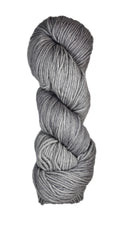 Skein of Malabrigo Rios yarn in the color grey