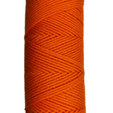 Persimmon Orange skein of cotton yarn