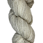 Handspun skein of Angora and Wool Yarn color off-white